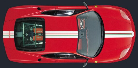 Ferrari 360 Modena Cs Challenge Stradale Style Aftermarket Graphics Decals Stickers Reproduction Replica Aufkleber Adesivi Spider 360cs