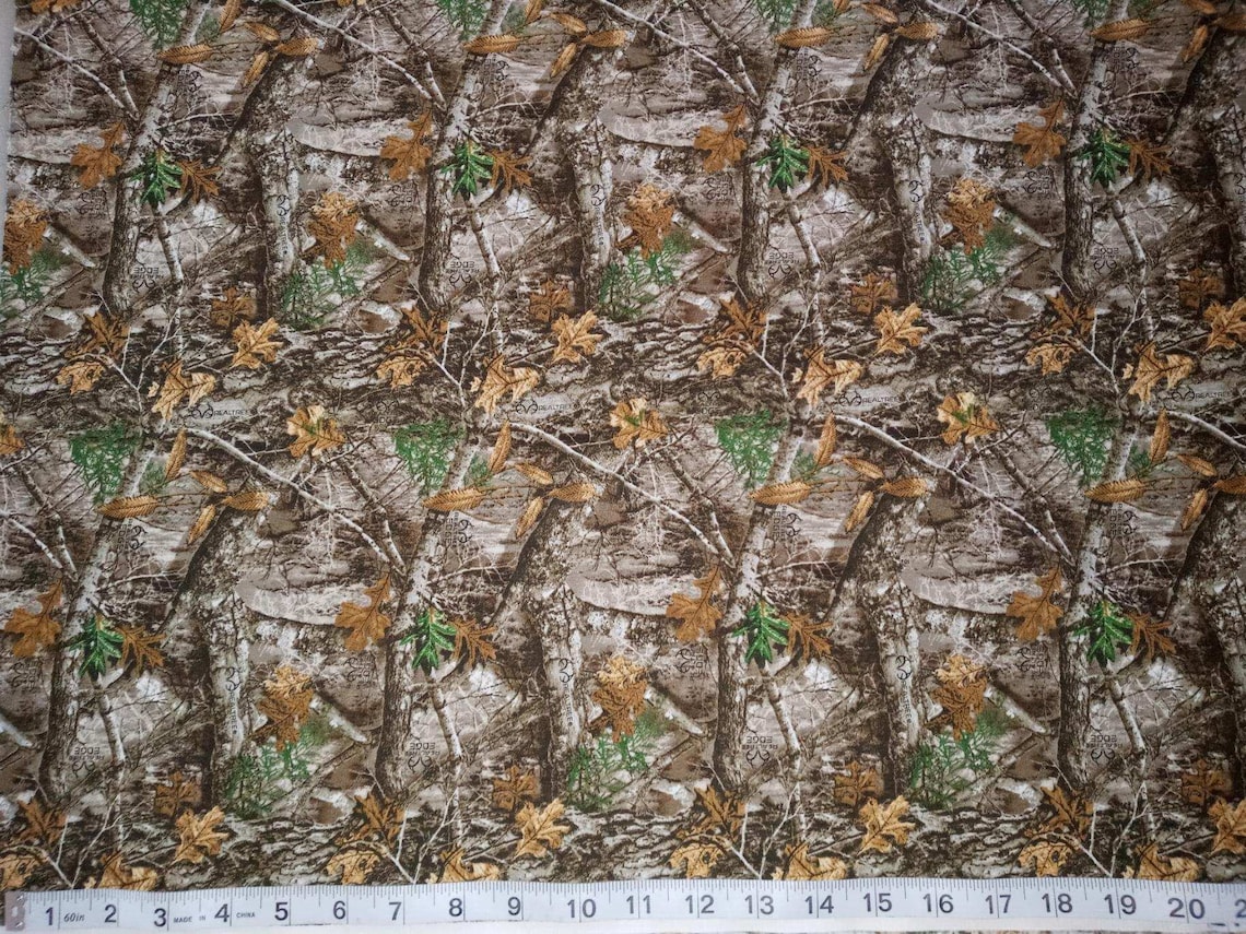 Realtree Camo Fabric Realtree Pattern Camo Print Fabric by Etsy UK