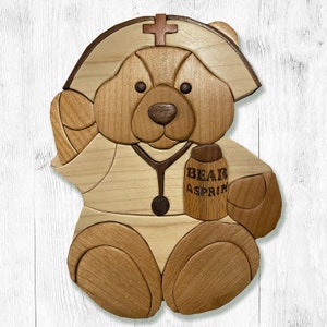 Nurse Bear Wall Art