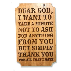 Dear God Wall Art