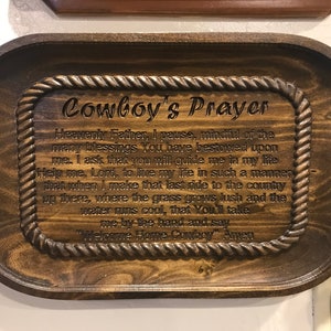Cowboy&#39;s Prayer Sign