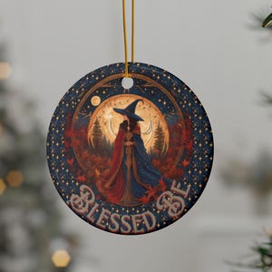 Ornamenti in ceramica con benedizioni magiche, decorazioni per la casa da strega, ornamenti di Yule, decorazioni per altare, regali per Halloween, celebrazioni pagane