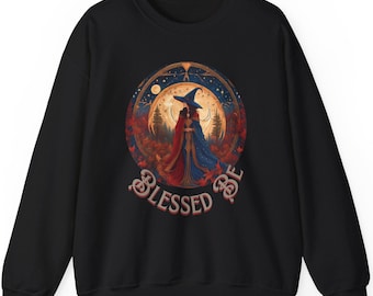 Blessed Be Yule Sweatshirt: Cozy Unisex Winter Holiday Apparel