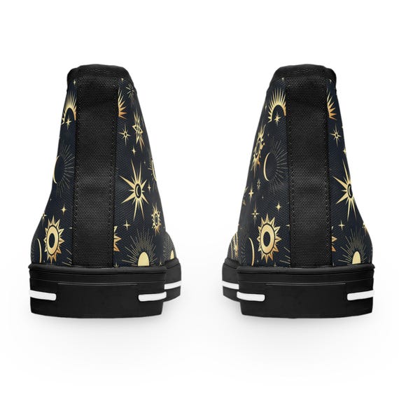 Zapatillas de deporte celestiales con sol y luna Zapatillas