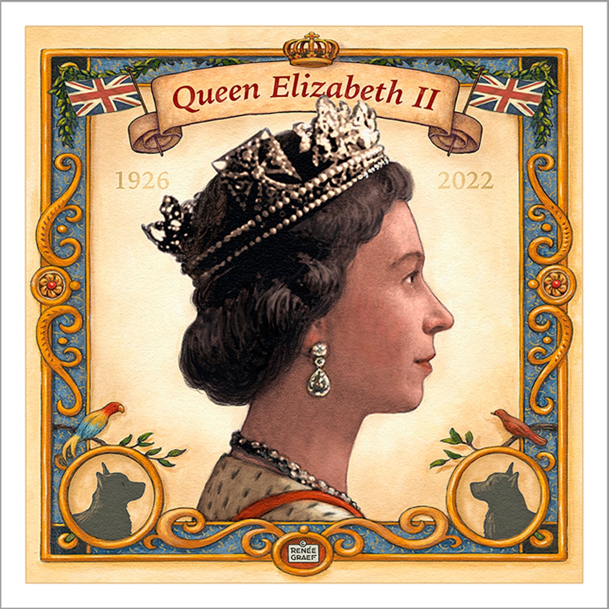 Queen Elizabeth. - Etsy