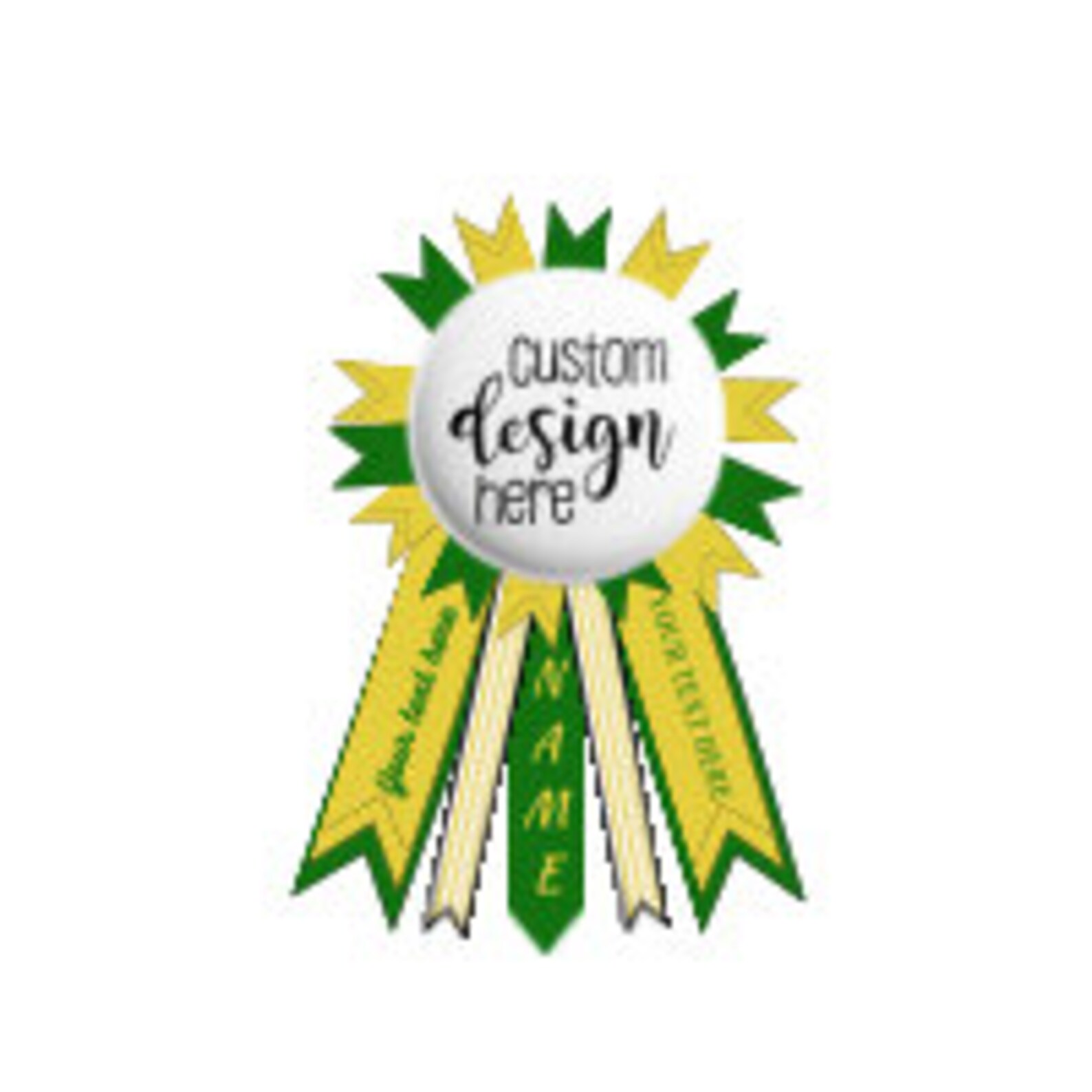 Buton Ribbon Brag Button- BUTTON & RIBBON - Etsy