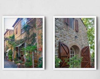 Set of 5 Italian Digital Photograph - Printable Download - Gallery Wall