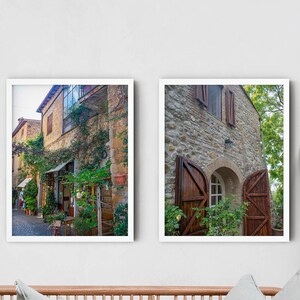 Set of 5 Italian Digital Photograph - Printable Download - Gallery Wall