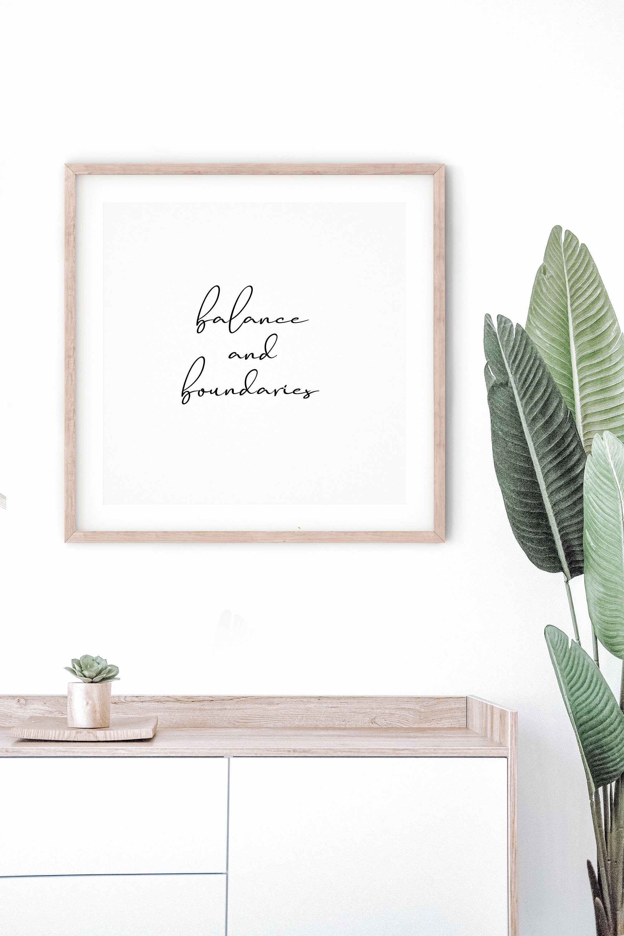 Balance and Boundaries Digital Download Motivational Poster - Etsy