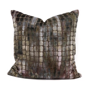 Ready to ship** Romo Tobia velvet pillow cover in Multi Z379/02 - DOUBLE SIDED // Designer pillow cover //  High end pillow cover