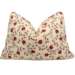 Pierre Frey Bengali pillow cover in Multicolore B1779001 -ON BOTH SIDES // Designer pillow // Decorative pillow with knife edge