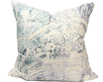 Gable damask pillow cover in stone Gable damask pillow cover in stone