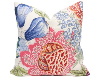 Ready to ship** Brunschwig & Fils Karabali Print pillow cover in Jewel 8020101.195.0 // Designer pillow cover // High end pillow cover