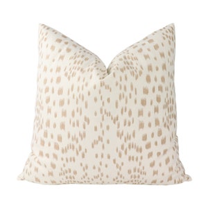 Brunschwig & Fils Les Touches pillow cover in Sand 8012138.116.0 // Designer pillow cover // High end pillow cover // Decorative pillow