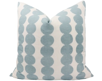 Schumacher Full Circle pillow cover in Sky 176254 // Designer pillow // High end pillow // Decorative pillow