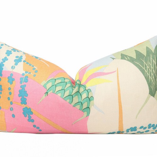 Schumacher Ananas Pillow Cover in Tropical 177540 // Designer - Etsy