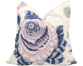Funda de almohada Schumacher Indian Arbre en Hyacinth 175781 // Almohada de diseño // Almohada de alta gama // Almohada decorativa