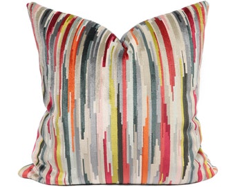 multi colored pillows