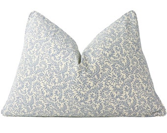 Funda de almohada Pierre Frey Braquenié L Grand Corail Vermicule Positif en Nattier B1886002 - EN AMBOS LADOS // Funda de almohada de diseño