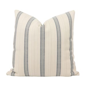 Rose Tarlow Perennials Paddington Stripe OUTDOOR pillow cover in Oxford -205-210 on both sides // Designer pillow // High end pillow