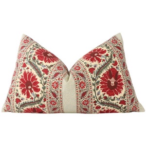 Pierre Frey Braquenie Mauresque pillow cover in Multicolore B1777001 - DOUBLE SIDED // Designer pillow cover