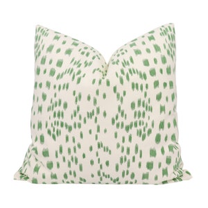 Brunschwig & Fils Les Touches pillow cover in Green 8012138.3.0 // Designer pillow // High end pillow