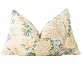 LISTO PARA ENVÍO Funda de almohada Lee Jofa Althea de lino en color Citron 2000162.23.0 // Funda de almohada de diseño // Funda de almohada de alta gama