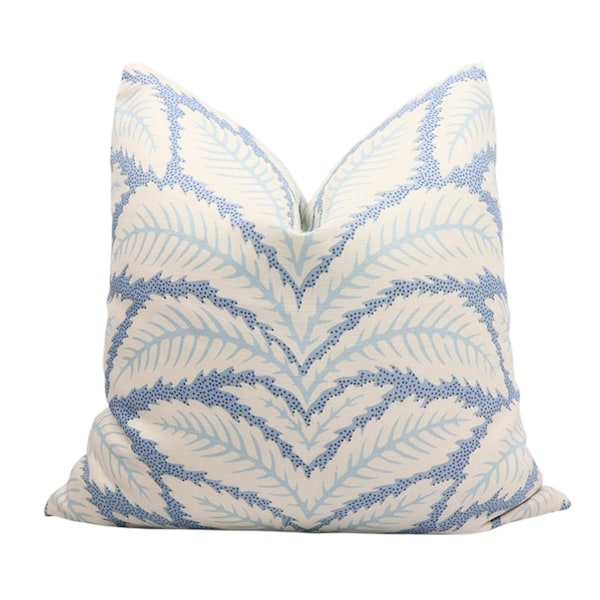 Brunschwig & Fils Talavera pillow cover in Blue BR-79204-222 // Designer pillow // High end pillow // Decorative pillow