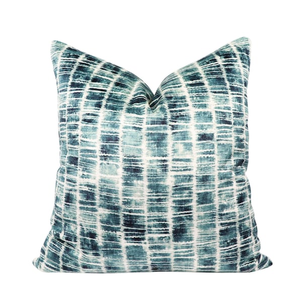 Ready to ship** Romo Kamakura pillow cover in Kingfisher 7872/02 -  ON BOTH SIDES // Designer pillow cover // High end pillow cover