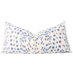 Brunschwig & Fils Les Touches pillow cover in Cadet 8012138.15.0 // Designer pillow cover // High end pillow cover // Decorative pillow