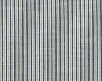 Perennials Tick Tock Stripe OUTDOOR pillow cover in Denim 807-282 - on both sides // Designer pillow cover // High end pillow cover