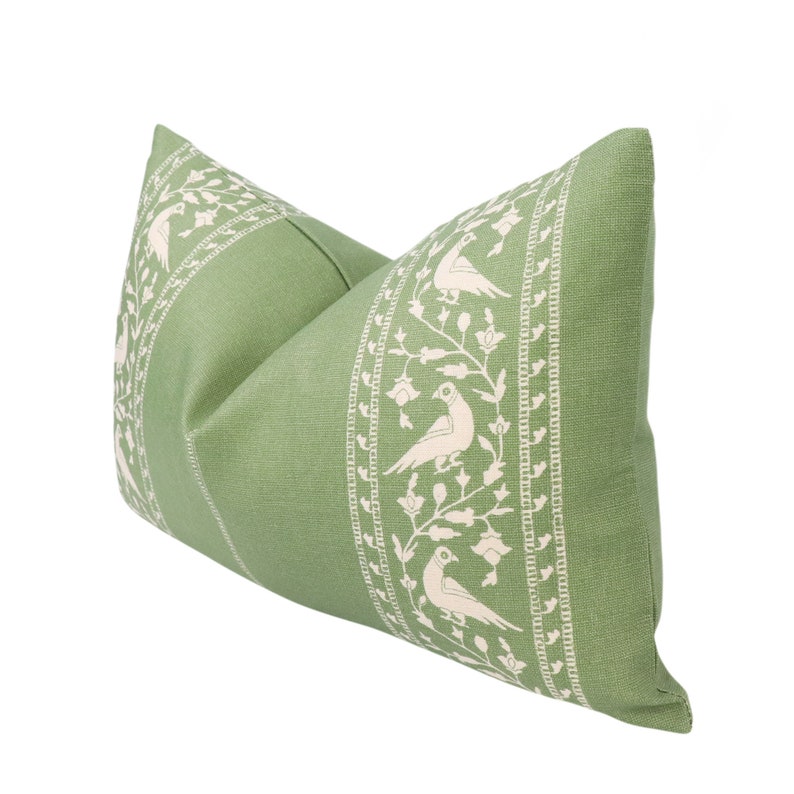 Lisa Fine Textiles Baroda II Pillow Cover in Mint BRD/23 on Etsy