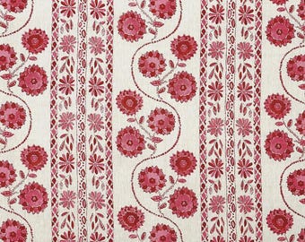 Schumacher Zinnia Handmade Print pillow cover in Pink 179341 - Double sided // Designer Pillow Cover // High end pillow cover