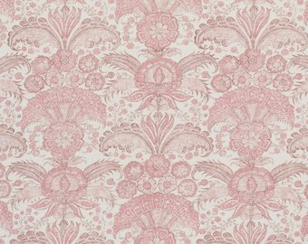 Schumacher Calicut pillow cover in Blush 1283005 - Double sided // Designer Pillow Cover // High end pillow cover // Decorative pillow cover