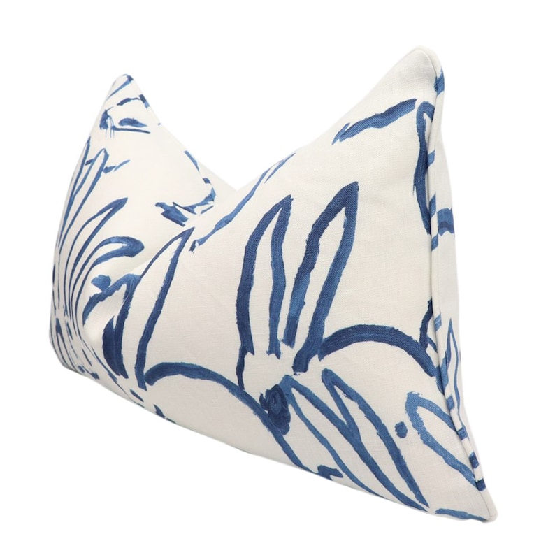 Lee Jofa Hutch Print pillow cover in Navy GWF-3523.50.0 // Designer pillow // High end pillow // Decorative pillow image 2