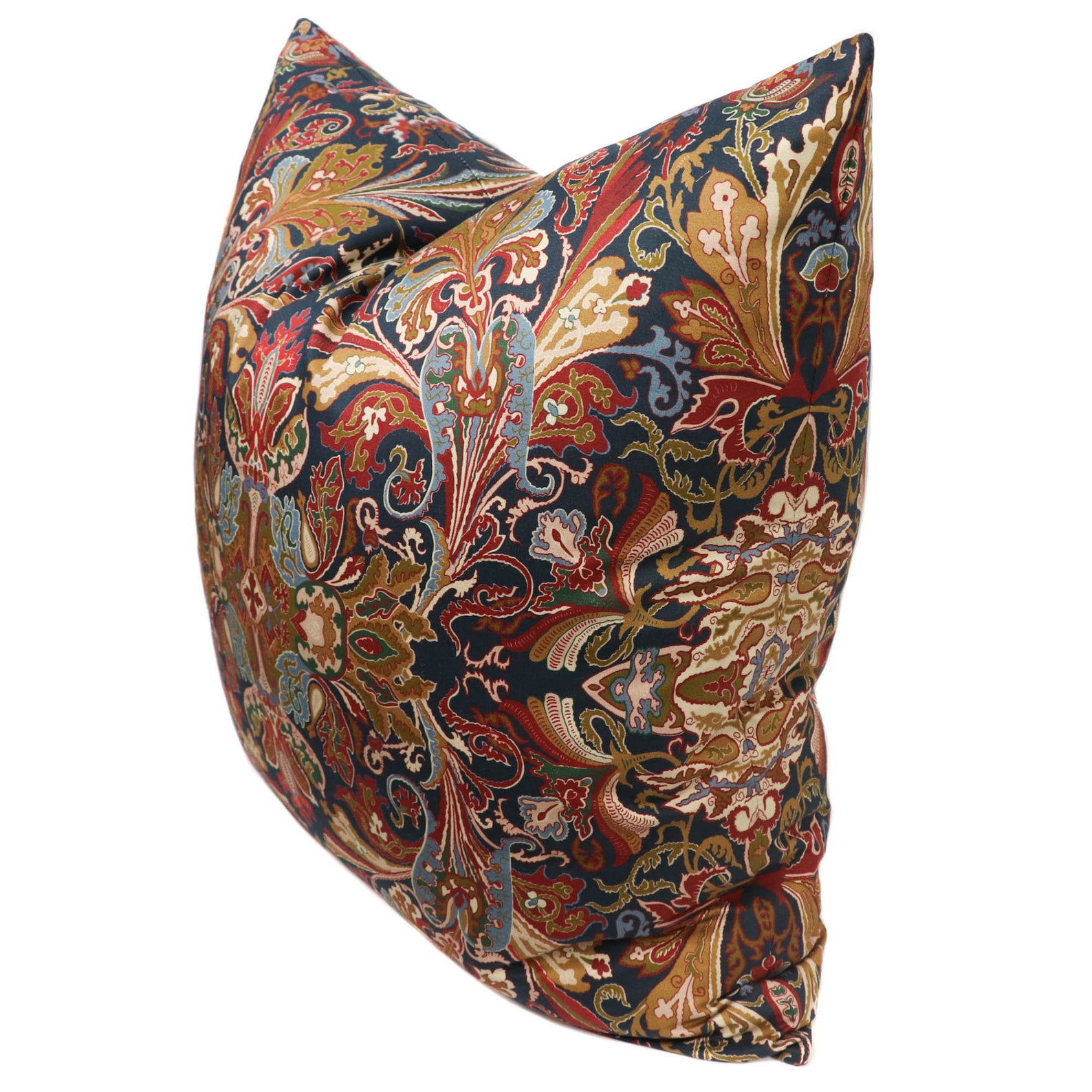 Ralph Lauren New Lakota Paisley pillow cover in Imperial Blue Etsy