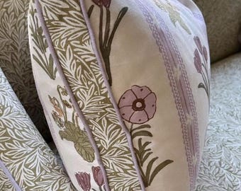 Custom listing for Meredith Pape /Two 12x24 double sided pillow covers //Lee Jofa Althea Pop 879020-LJ/Pierre Frey Le Grand Nattier B1886002