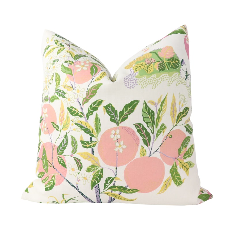 Schumacher Citrus Garden Pillow Cover