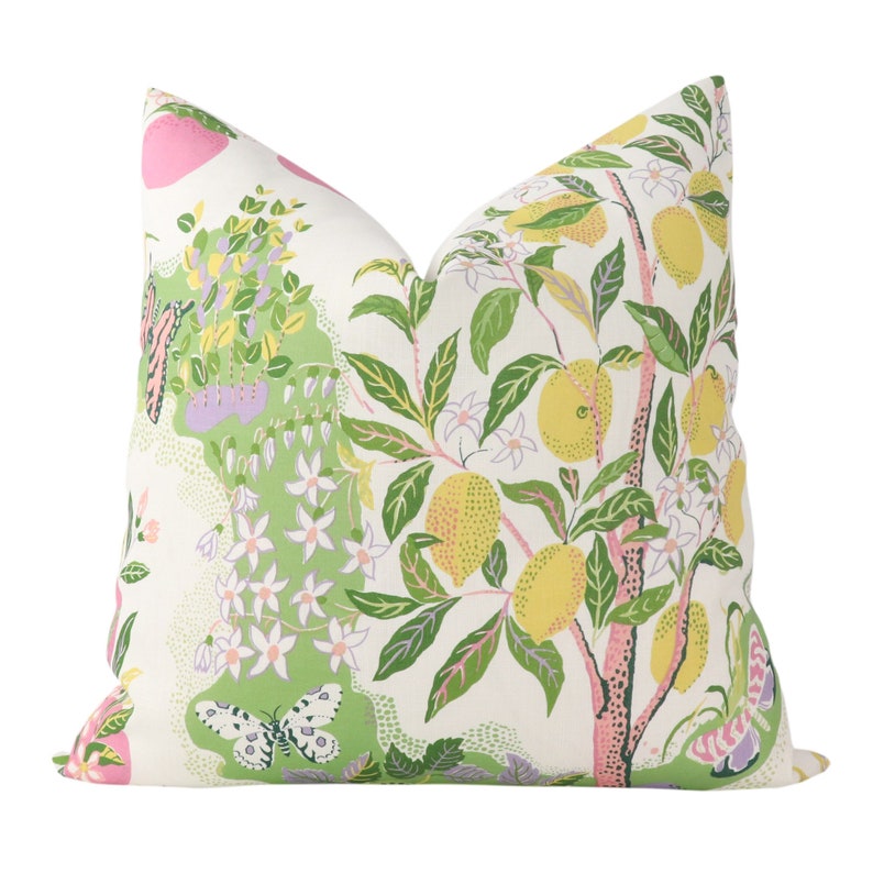 Schumacher Citrus Garden Pillow Cover - Thumbnail 3