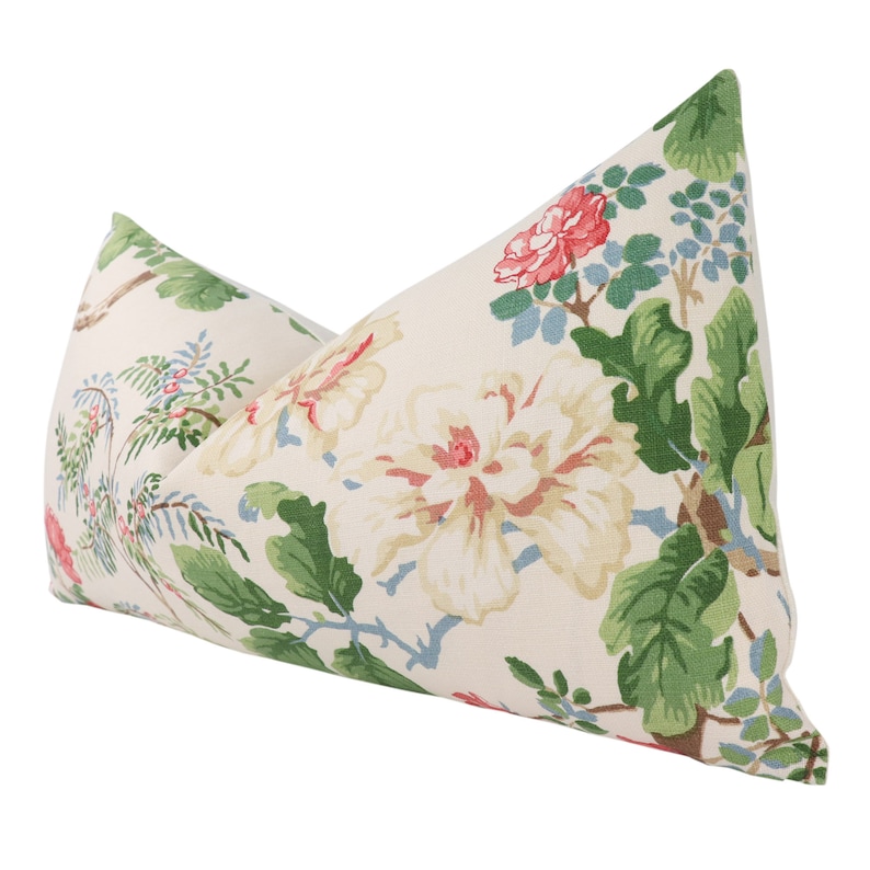 Lee Jofa Chinese Peony Pillow Cover - Thumbnail 2