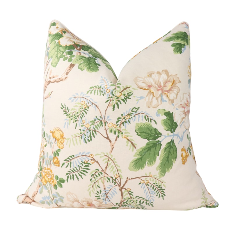 Lee Jofa Chinese Peony Pillow Cover - Thumbnail 5