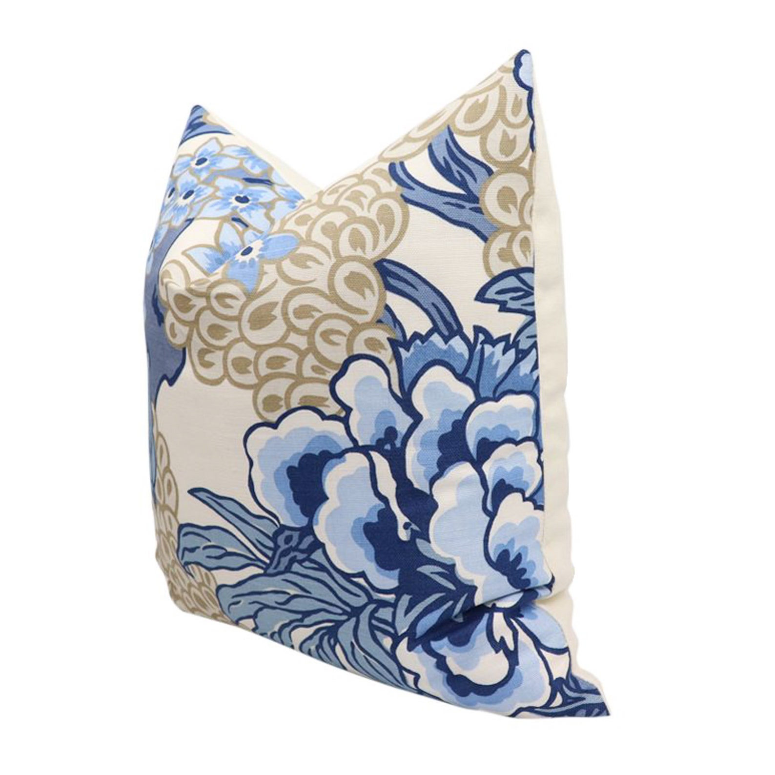 Thibaut Honshu Pillow Cover in Blue and Beige F975487 // Etsy