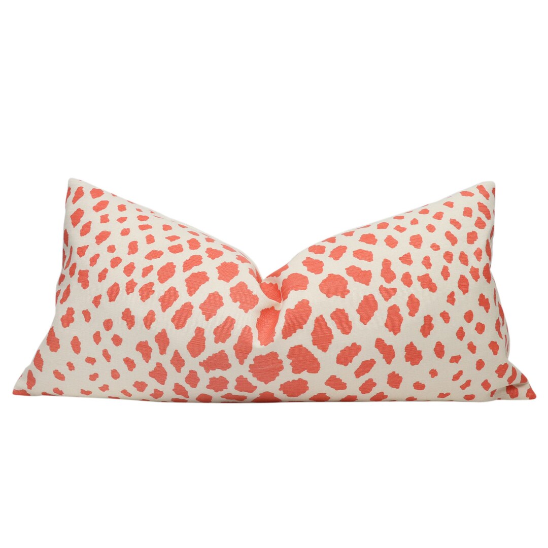 Quadrille Cheetah Pillow Cover in Terracota on Tint 306360F07 Etsy