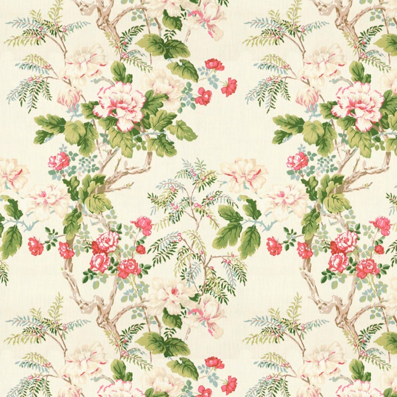 Lee Jofa Chinese Peony Pillow Cover