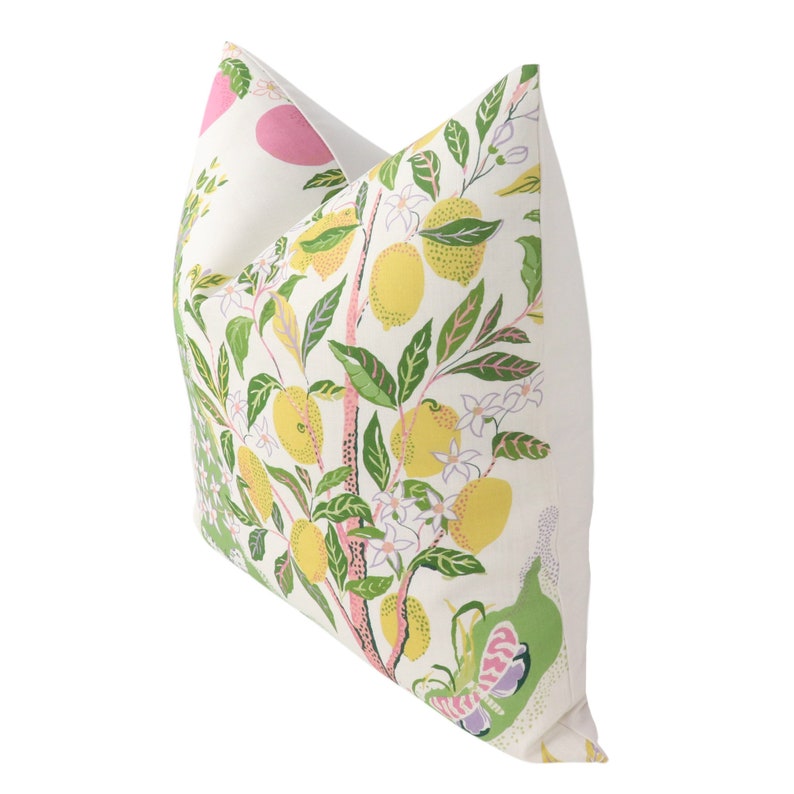 Schumacher Citrus Garden Pillow Cover - Thumbnail 4