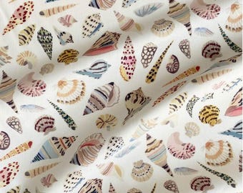READY TO SHIP Caitlin McGauley Shells pillow cover in Oyster - Double sided // Designer Pillow Cover // High end pillow cover