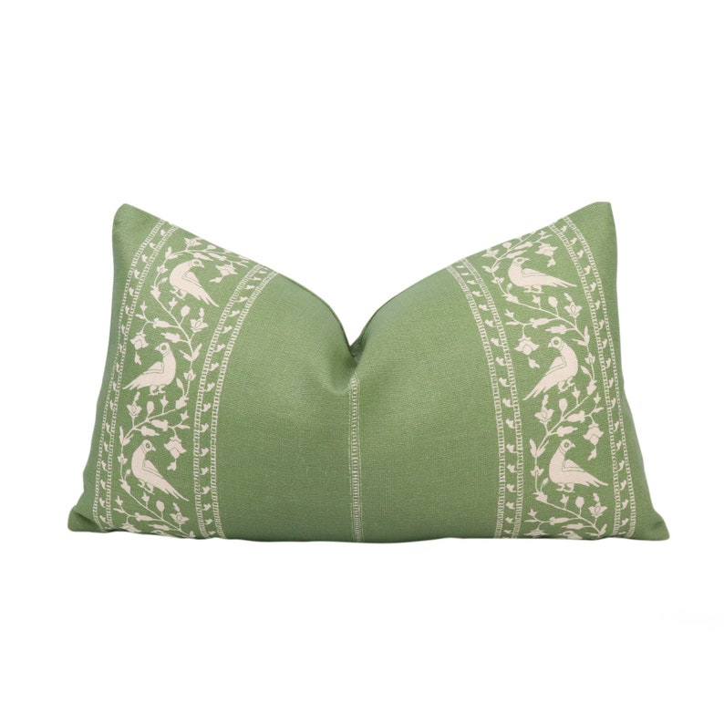 Lisa Fine Textiles Baroda II Pillow Cover in Mint BRD/23 on Etsy