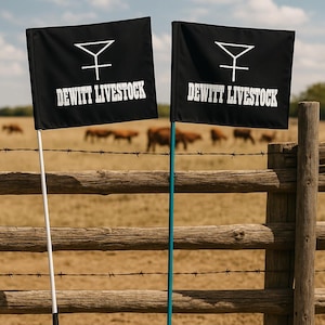 Cattle flag whips, livestock sorting, horse training, pig sorting