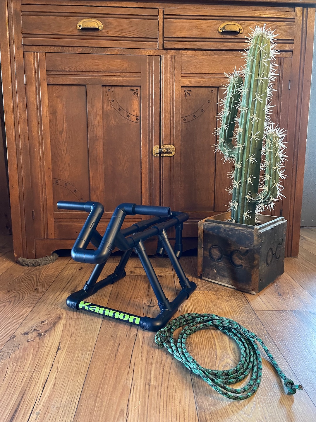 Table Top Roping Dummy With Mini Rope, Western Ranch Decor & Practice ...
