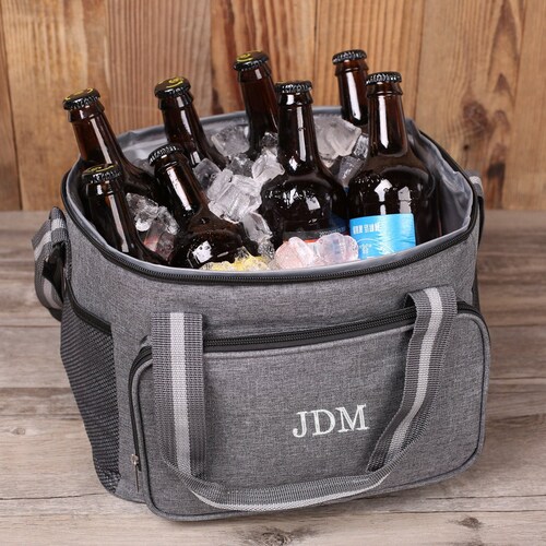 Personalized Beer Cooler Bag Groomsmen Gifts Father's Day Etsy